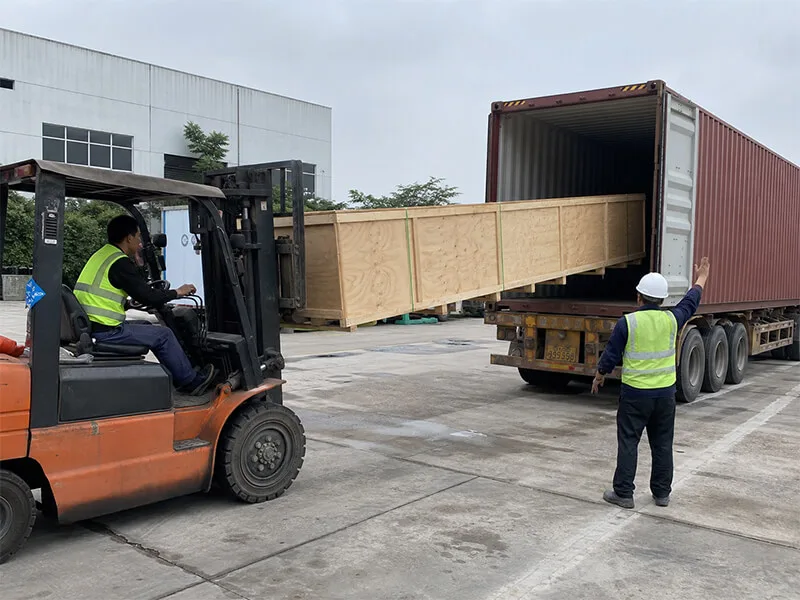 Forklift Container Loading