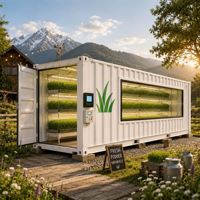 Aurlgrow fodder container farm