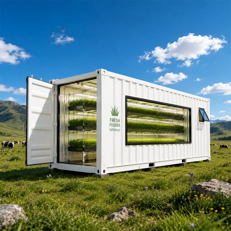 Aurlgrow fodder container farm