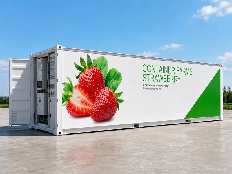 Aurlgrow strawberry container farm